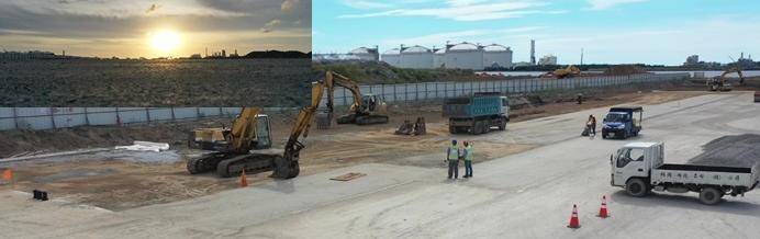 風電廠房興建及碼頭整地